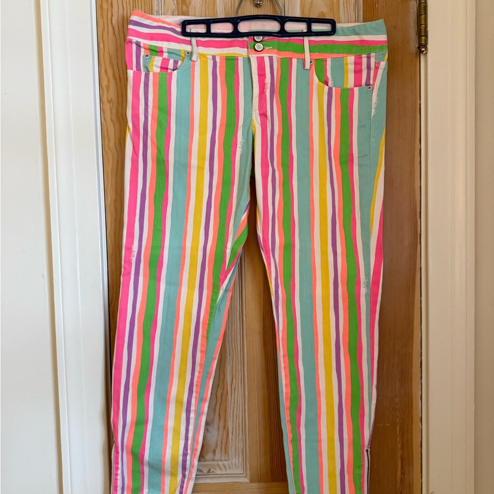 Lilly Pulitzer Worth Skinny Mini Zip Size 12 - Picture 2 of 5